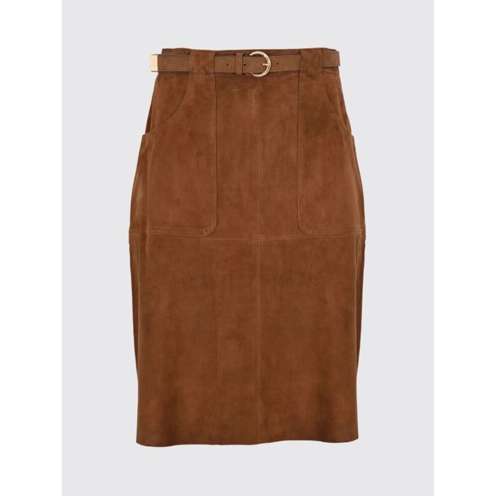Max Mara Studio Skirt Woman Cocoa